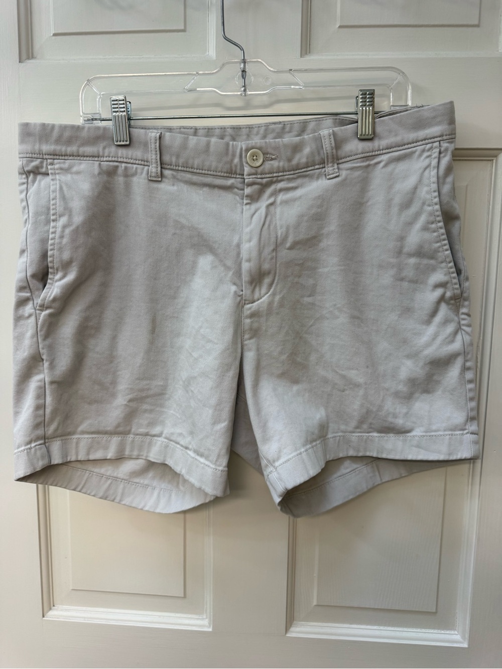 Roundtree & Yorke Men's Flat Front Shorts - Light Khaki